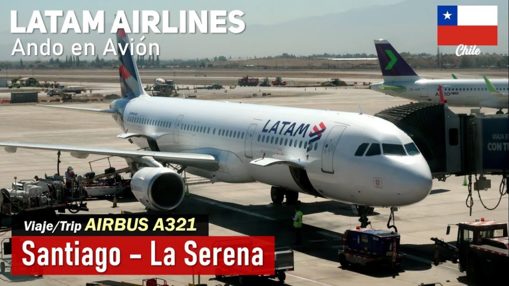Lindo vuelo SANTIAGO LA SERENA en LATAM Airlines, Airbus A321 CC-BEC | Ando en Avión