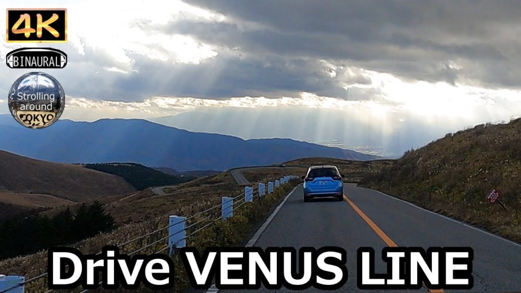 Driving along the VENUS LINE - 4K Nagano Japan