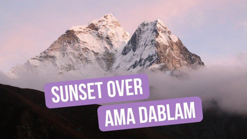 AMA DABLAM AT SUNSET | Day 10 – Everest Base Camp and Gokyo Lakes trek | Nepal travel vlog 2019 AMA DABLAM AT SUNSET | Day 10 - Everest Base Camp and Gokyo Lakes trek | Nepal travel vlog 2019
