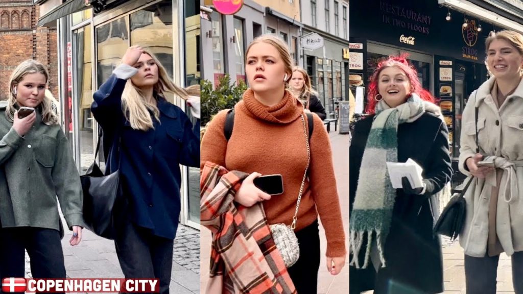 4K City Walk🇩🇰Copenhagen Denmark, Wind Storm in Copenhagen, Street Food & Fashion #Strøget #HDR