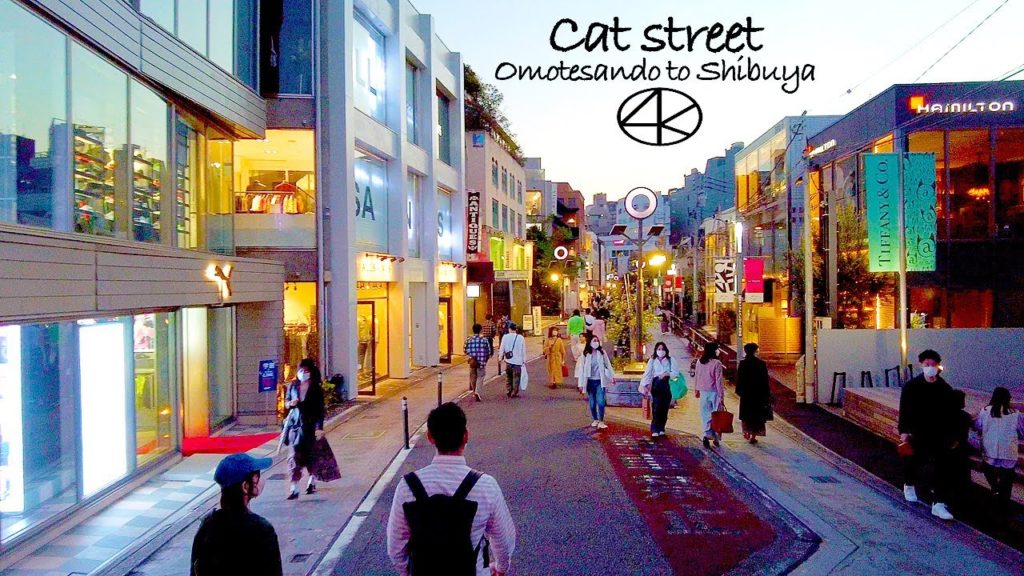 4K 表参道からキャットストリートのマジカルタイム2022 Japan,Tokyo Twilight time Omotesando to Cat Street
