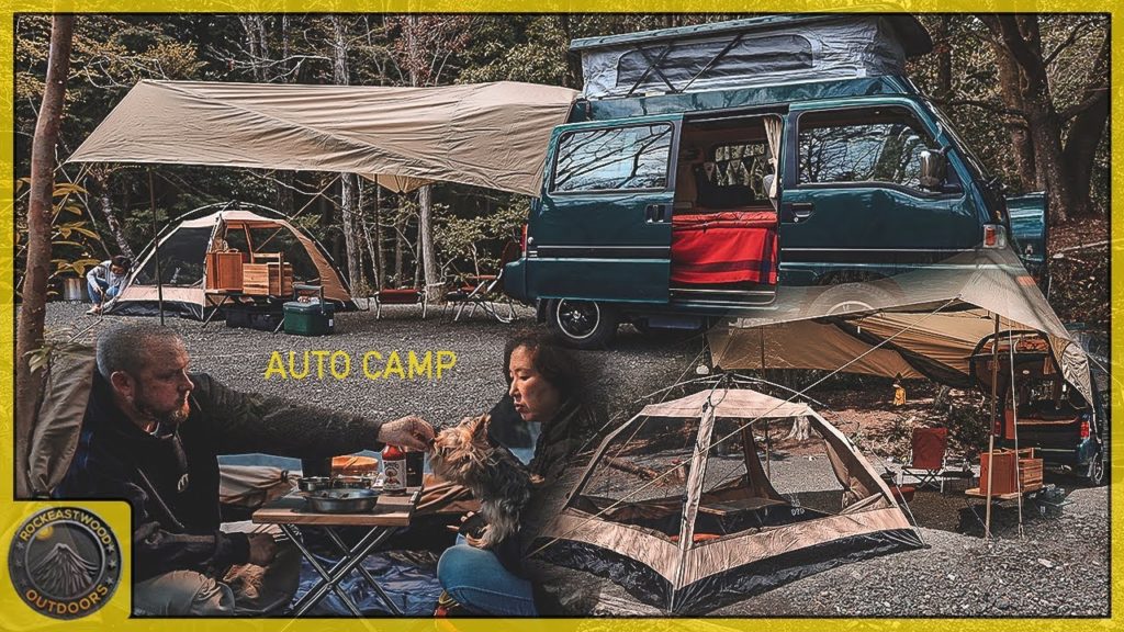 CAR CAMPING JAPAN [ COSY VIBES, MICROVAN AUTO CAMP, MOUNT FUJI, ASMR ]