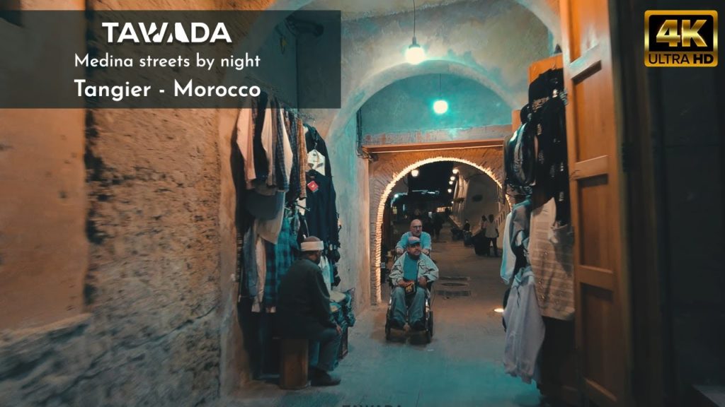 Tangier Medina nightlife – Virtual walking tour – Morocco 4k UHD Tangier Medina nightlife - Virtual walking tour - Morocco 4k UHD
