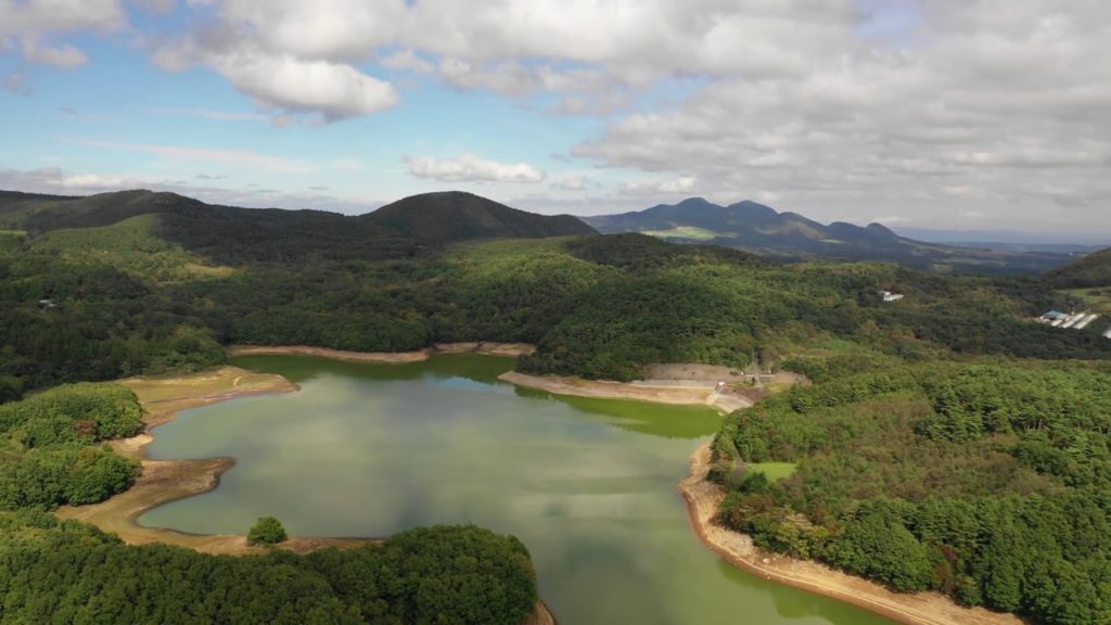 【4K】My first drone first test at Kawarago dam in  Shiroishi