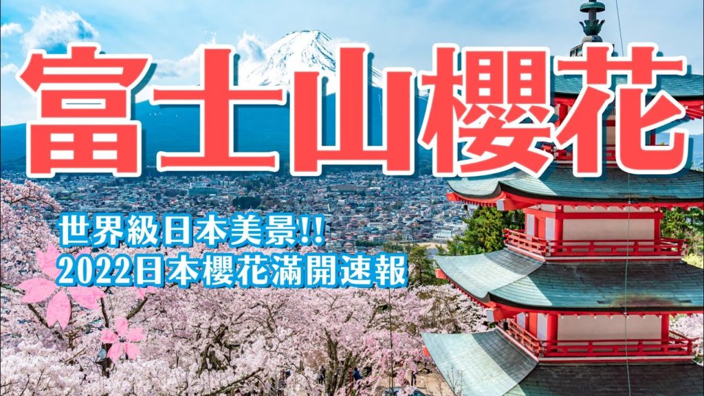 日本最強賞櫻景點🔥富士山、櫻花、五重塔，能夠代表日本的世界級美景！櫻花滿開的新倉山淺間公園、新倉富士淺間神社、下吉田本町通商店街，富士山4K賞櫻散步影片｜一日賞櫻景點攻略・日本旅遊VLOG