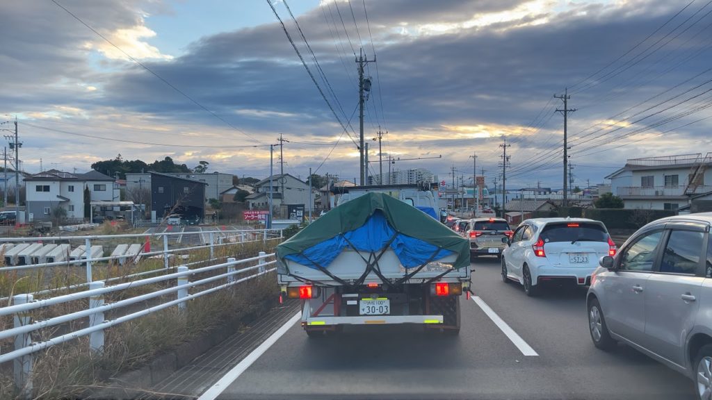 4K HDR JAPAN Road Trip 2021-12-08 | Driving from Gamagori City to Akemi Town, Toyohashi City, Aichi