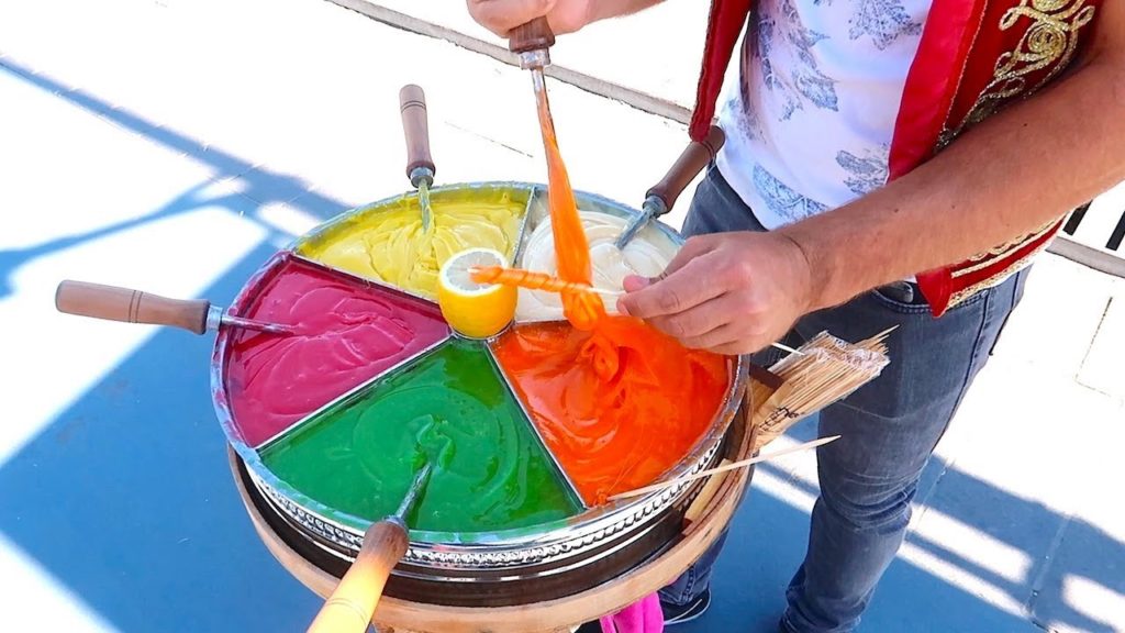 Turkish Twisted Candy - Istanbul Street Food