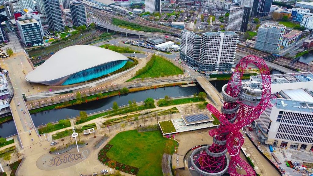 [4K] London Drone Flight | Stratford