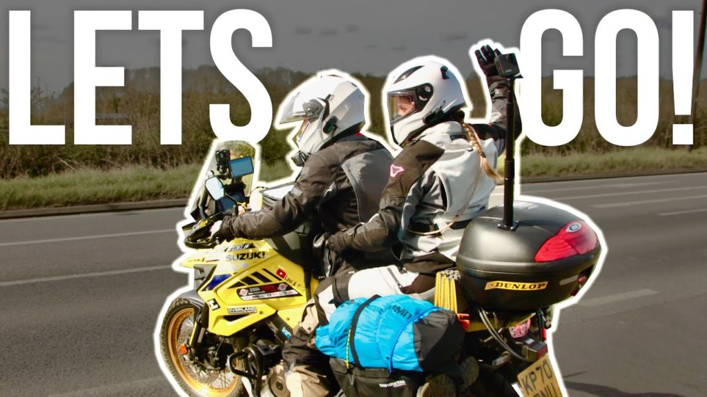 First Day of our Motorcycle Journey Around the World! [S1-E1]