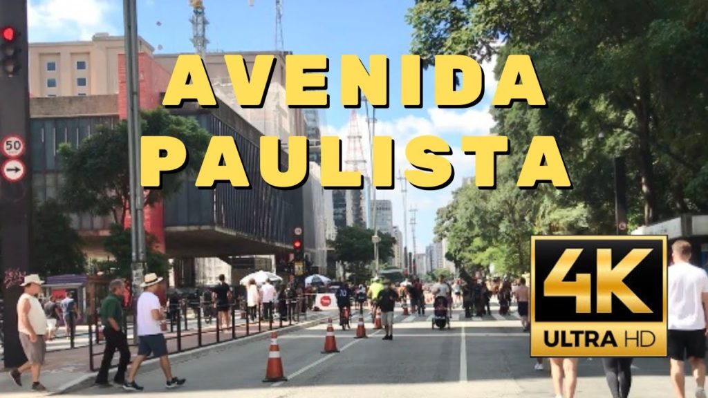 São Paulo, Brazil - Walk along Paulista Avenue | 4K | April 2022 | Walking Inn |