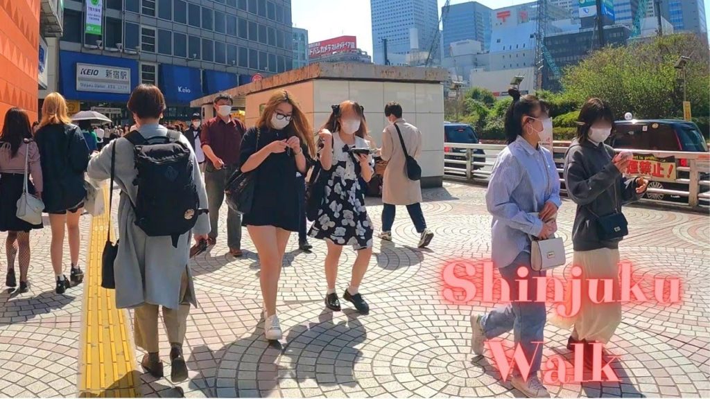 Just walk. Shinjuku Tokyo in Japan walking tour. 【4K】4.2022 Just walk. Shinjuku Tokyo in Japan walking tour. 【4K】4.2022