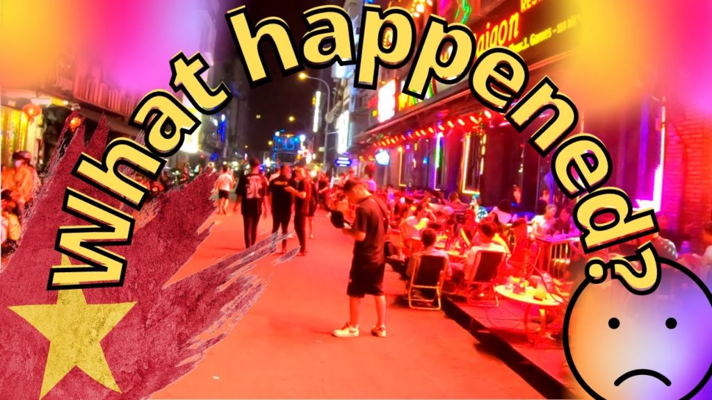 Bui Vien Party Street 4k Ho Chi Minh City (Saigon) Vietnam