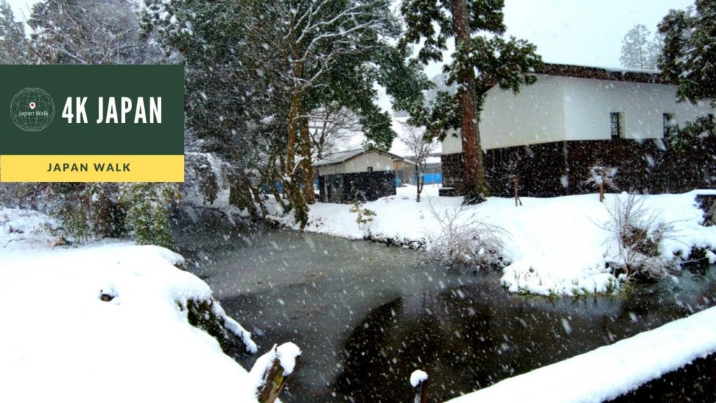 Snow 4K Japan Walk -  NIIGATA Hasegawa House Neighborhood Walking Tour | 新潟長岡 2021