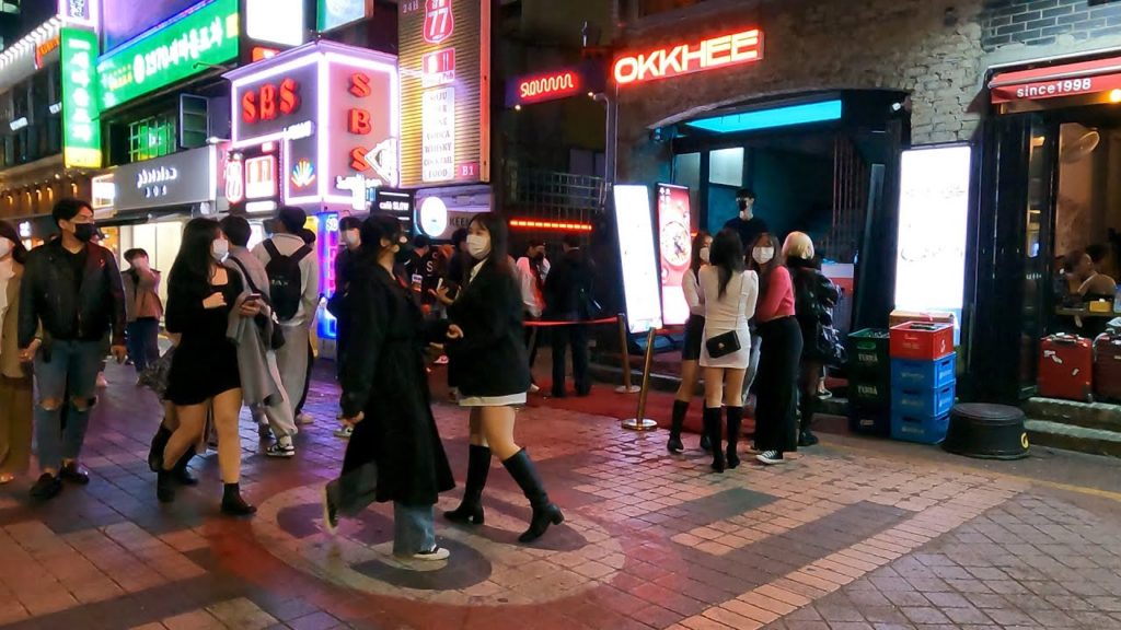 [4K]강남 클럽거리는 미인거리/Gangnam Club Street