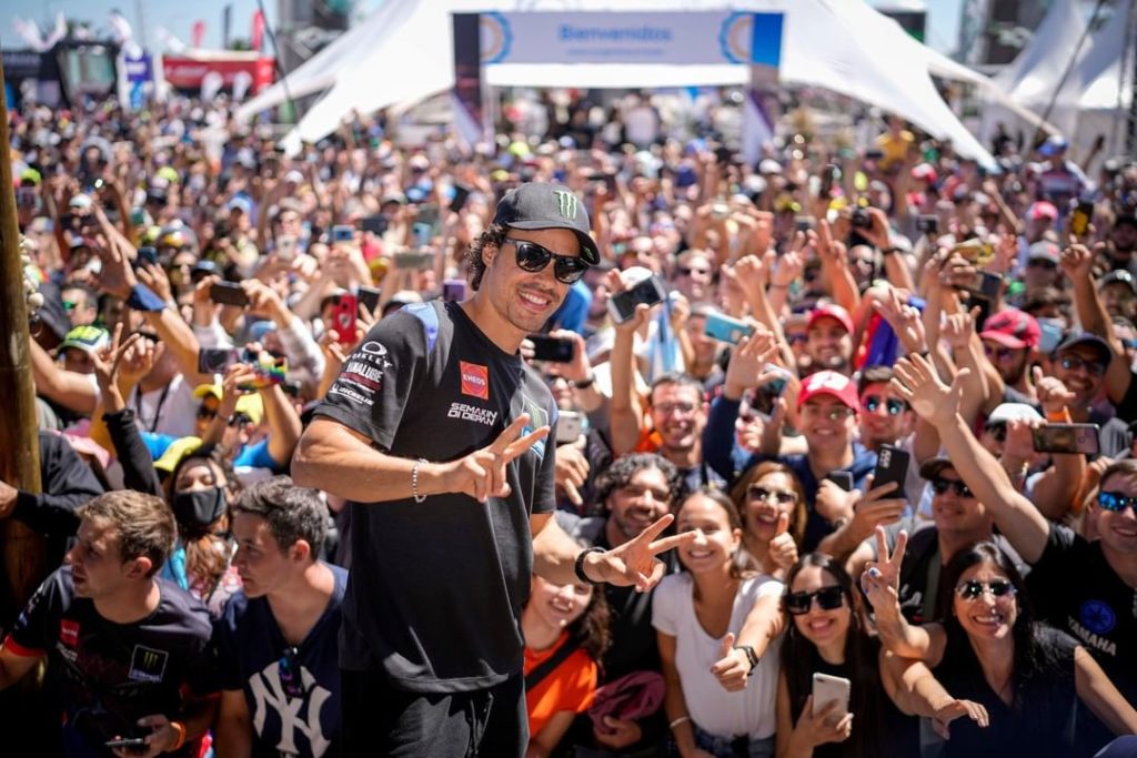 The atmosphere at the fan zone was 12/10  

#MonsterYamaha | #MotoGP | #Argentin...