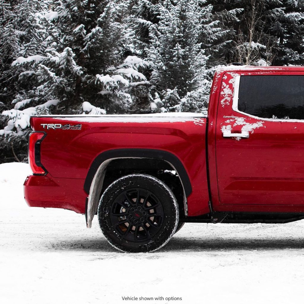Cozy comforts. The all-new 2022 #Tundra with available heated seats. #LetsGoPlac...