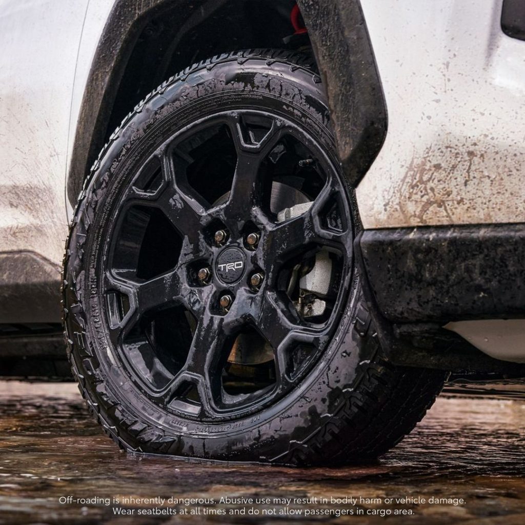 Dripping with #TRD Off-Road capability. #RAV4 #LetsGoPlaces...