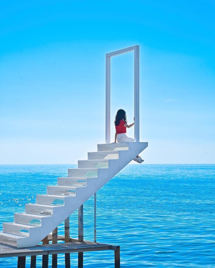 At A Happy Pancake Awajishima Terrace, enjoy perfectly fluffy pancakes while loo...