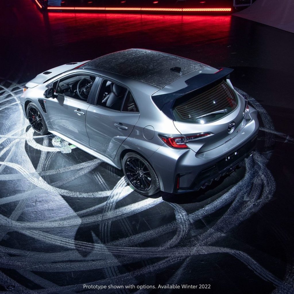 Already making its mark on the industry. The first-ever 2023 GR #Corolla. #LetsG...