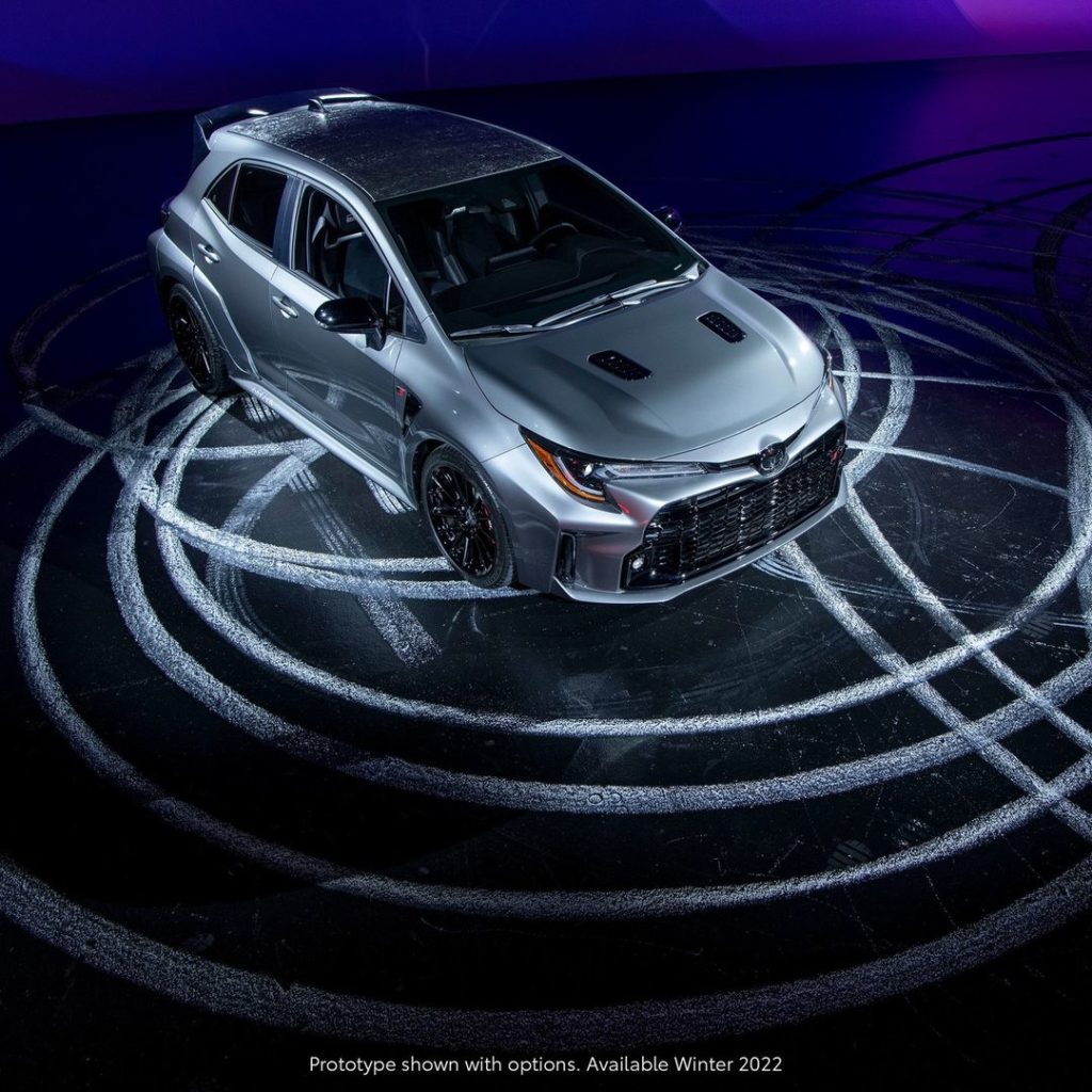 Who wants to take a spin? The first-ever 2023 GR #Corolla. #LetsGoPlaces...