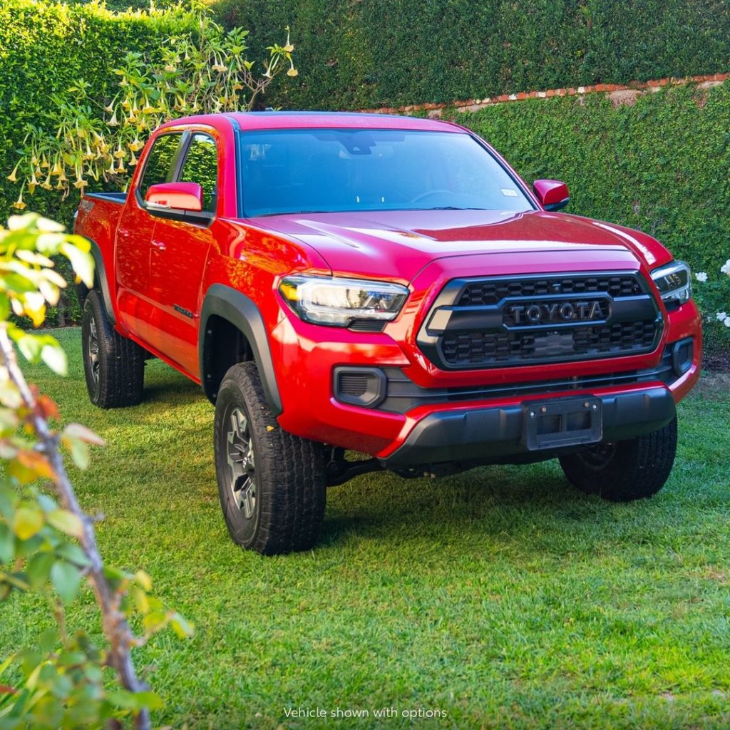 The grass is always greener, except in a #Tacoma. #LetsGoPlaces...