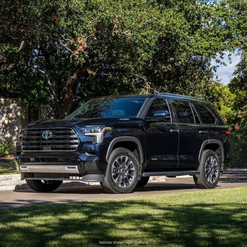 Sophisticated, yet tough. The all-new 2023 #Sequoia is ready for your family's n...