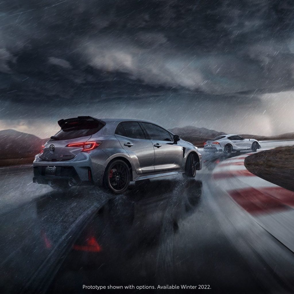 The new GR on the block. Introducing the first-ever GR #Corolla. #Supra #LetsGoP...