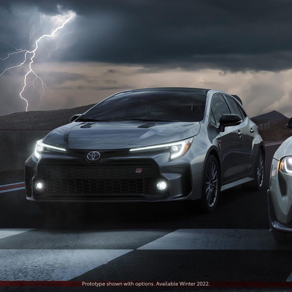 Welcome to the GR family. The first-ever GR #Corolla. #GR86 #Supra #LetsGoPlaces...