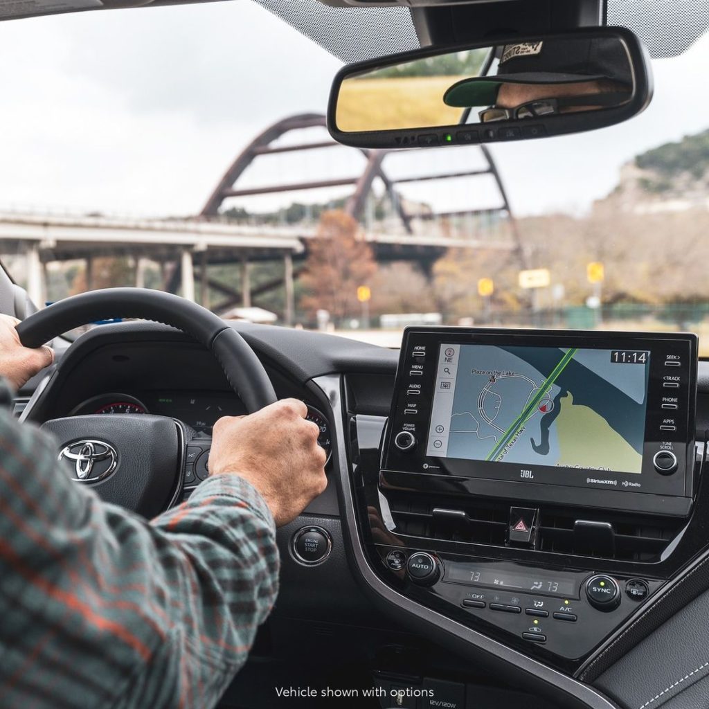 Did it cross your mind to look at directions? #Camry #LetsGoPlaces...