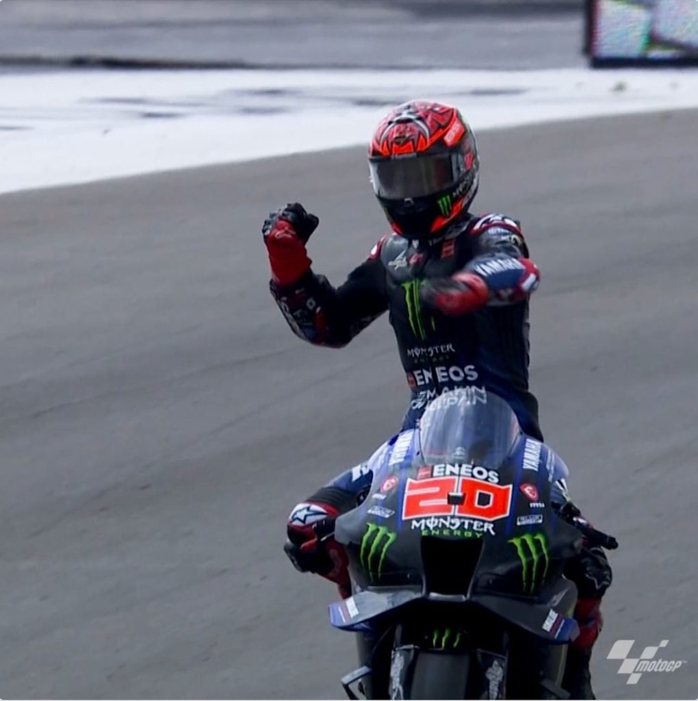 @fabioquartararo20 secured his first win of 2022 in style 

Nobody could come cl...