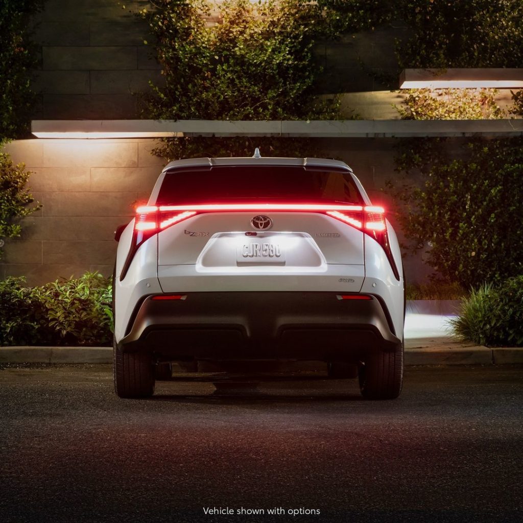 Striking design and sleek lines. Find them in the all-electric #bZ4X. #LetsGoPla...