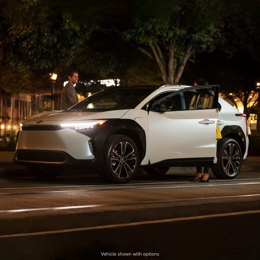 Take charge of the future with the all-electric #bZ4X. #LetsGoPlaces...