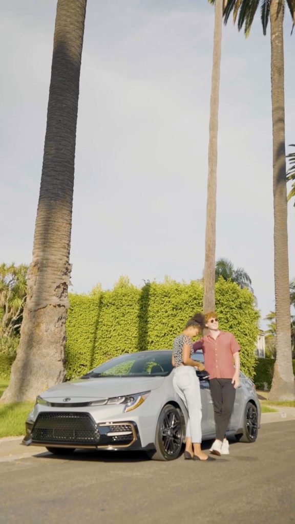 Blue skies and a great drive. #Corolla Apex #LetsGoPlaces...