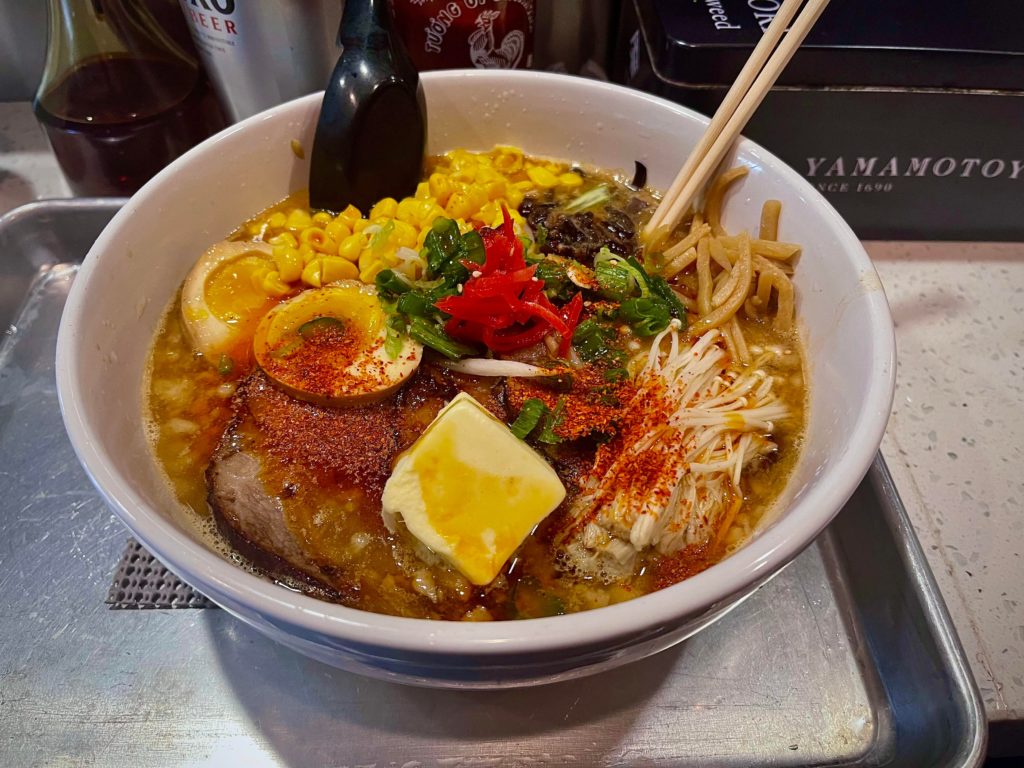 Miso Ramen at Ramen 369 in Delray Beach, FL