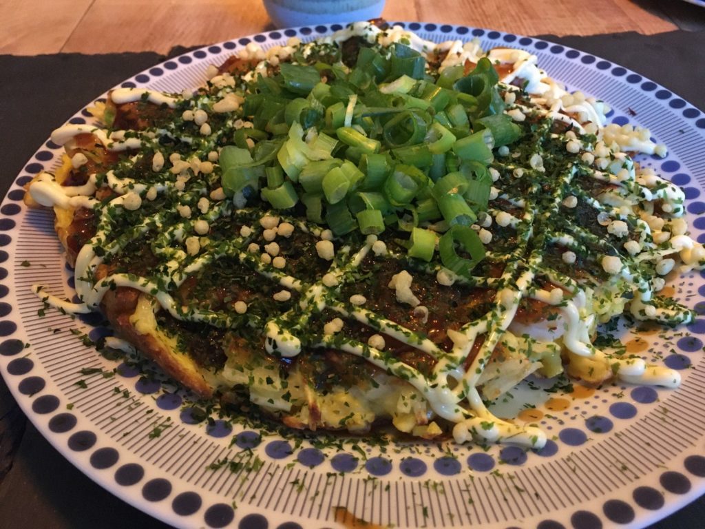 Made my first ever Okonomiyaki!