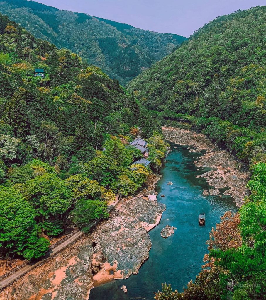 View over the Komo River, Kyoto
