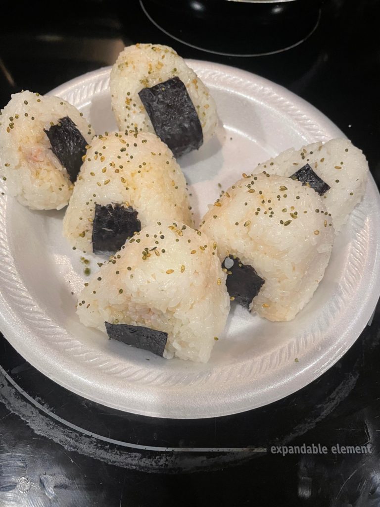 My first attempt at making Onigiri!
