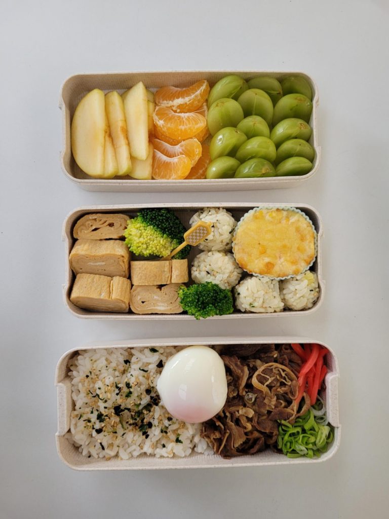 My weekly bento - this time with gyuudon!