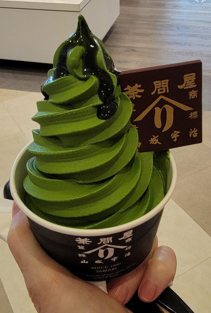 Looked so good I had to post it! Tasty matcha ice cream...
