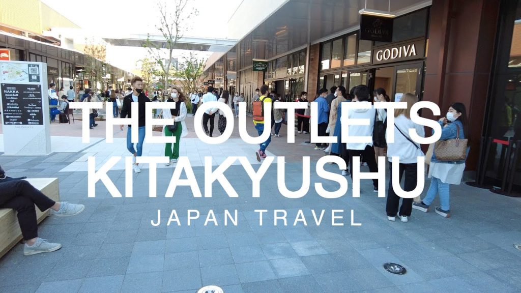 Japanese outlet mall opened 4/28 Walking with 4K camera「ジアウトレット北九州　Japan travel」