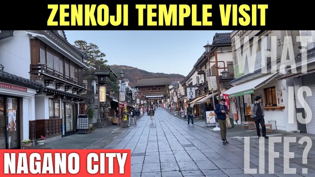 VISIT ZENKOJI TEMPLE, AND EAT APPLE PIE (SHOP : BENI-BENI) [NAGANO JAPAN VLOG] [STREET VIEW]