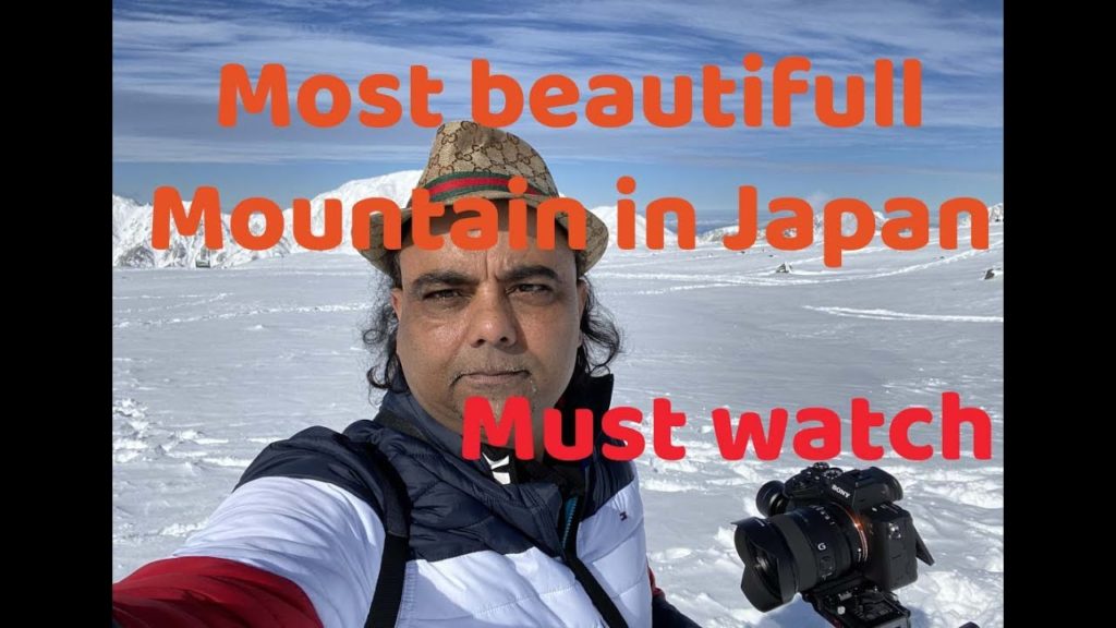 Most Beautiful Drone Video For Tateyama Mountain and Snow Wall in Japan 2400 Meters.