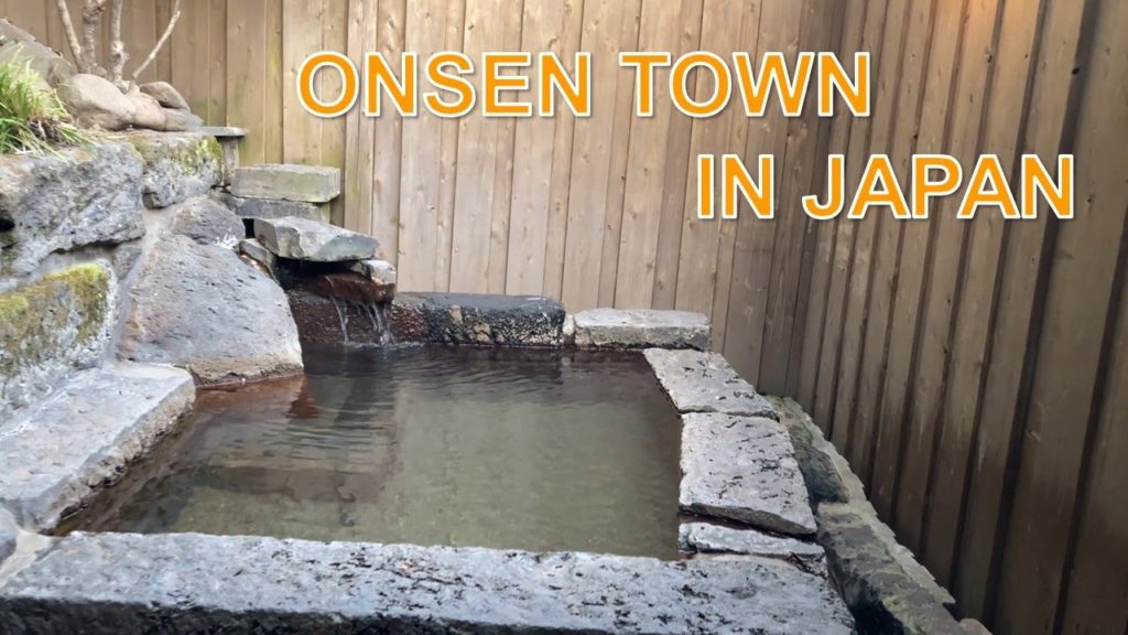 Onsen town and Washoku in Japan (Japanese spa town and Japanese food)