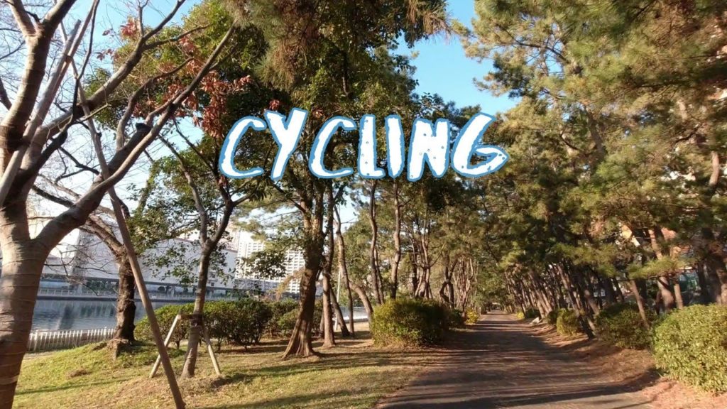 [Vlog] Cycling in Keihin Unga Ryokudo Park | Tokyo Sightseeing, Japan