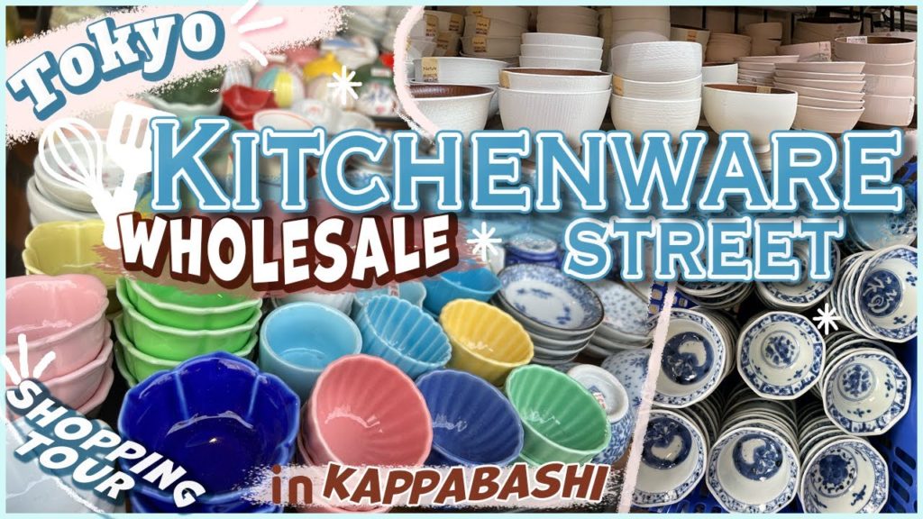 Japan vlog, Shopping at Kitchenware Wholesale Street Kappabashi in Tokyo