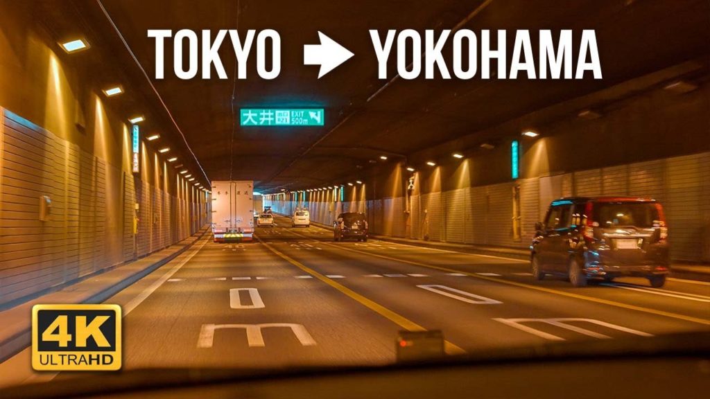 Driving From Tokyo to Yokohama – Tokyo Night Drive Driving From Tokyo to Yokohama - Tokyo Night Drive