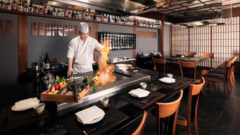 Wonderful Teppanyaki in Hilton Hotel, Gourmet dinner