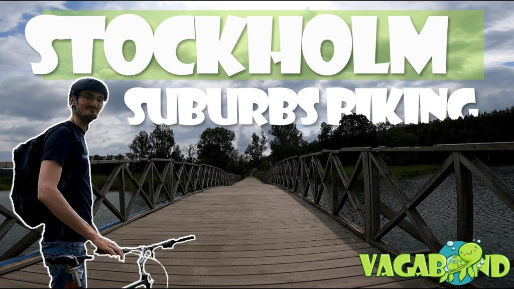 Bike Tour in STOCKHOLM suburbs [4k Stockholm cycling]
