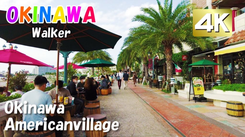 【GW沖縄旅行】アメリカンビレッジ施設探索① Japan Okinawa American Village [4K] 2022.05