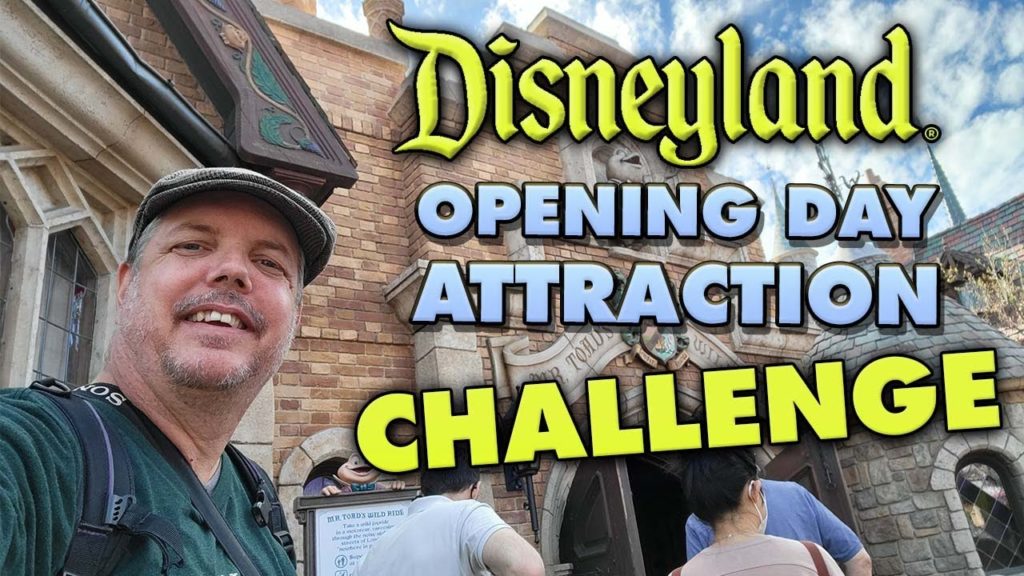 Disneyland Opening Day Attraction Challenge!
